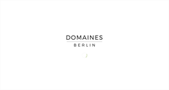 Desktop Screenshot of domaines-berlin.de